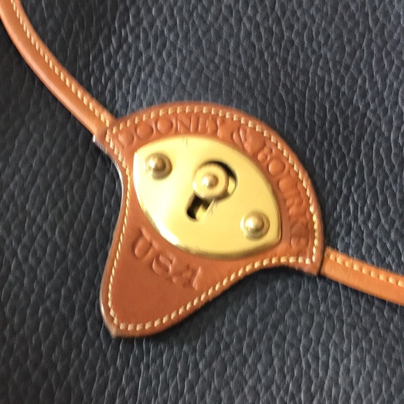 - Dooney & Bourke Cavalry Spectator Leather Crossbody Leather Bag - Picture 7 of 13